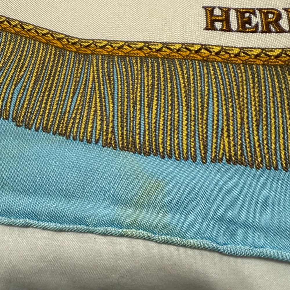Hermes Poste and Cavalerie silk scarf - Picture 6 of 8